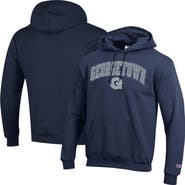 Champion Men's Champion Navy Georgetown Hoyas Arched Logo Fleece Pullover Hoodie