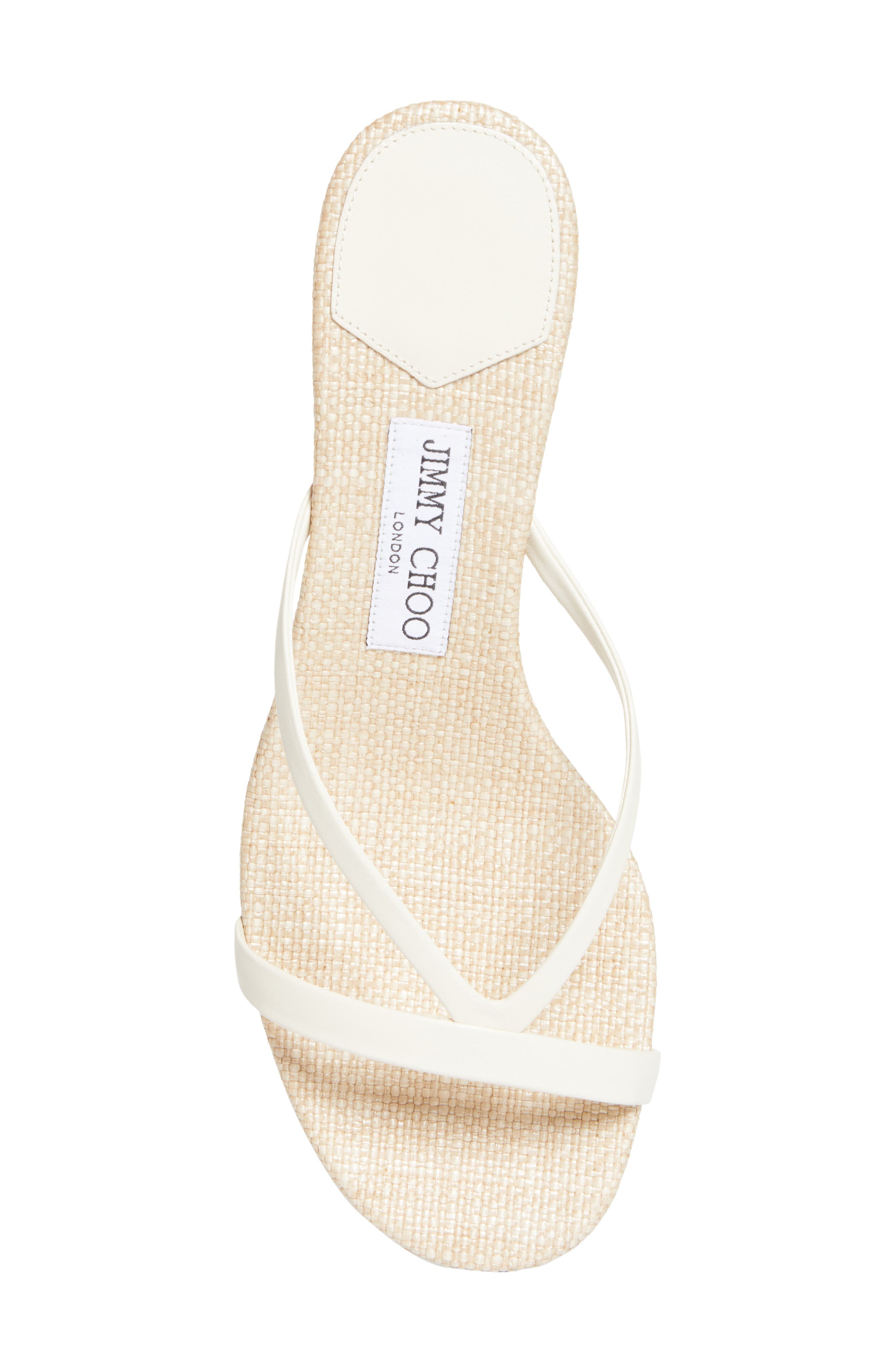 Jimmy Choo Ciela Slide Sandal, Alternate, color, Latte Mix