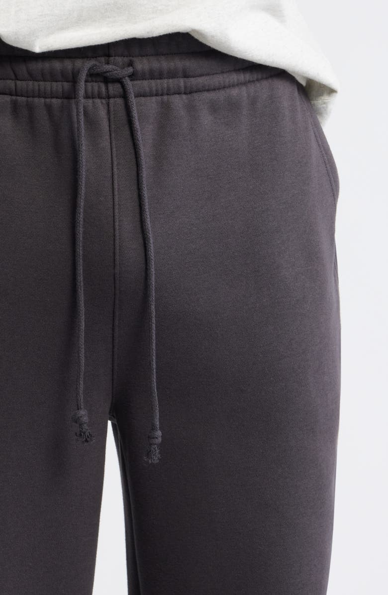 BP. Straight Leg Fleece Sweatpants, Alternate, color, Black Faded