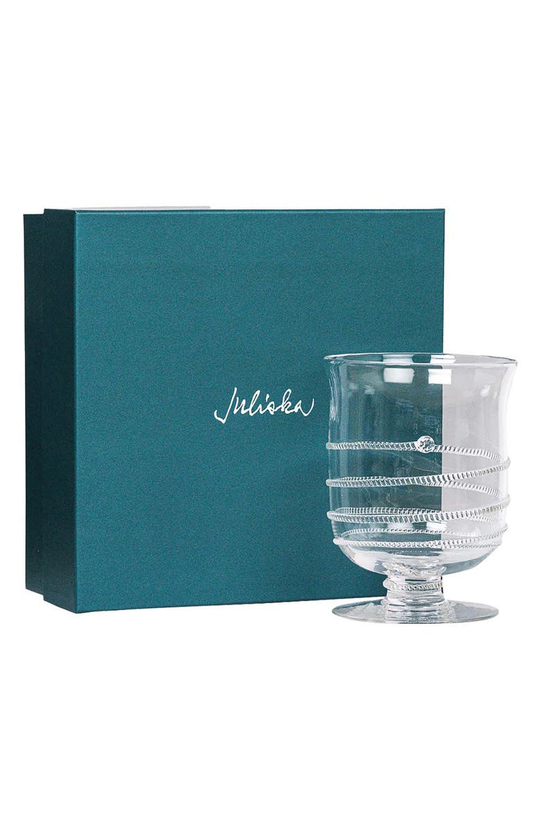 Juliska Amalia 5-Inch Hurricase Vase, Alternate, color, Clear