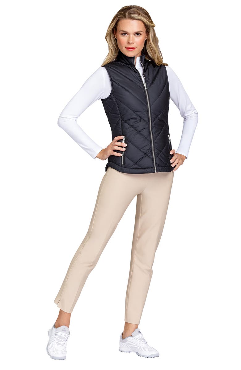 Tail Sonny Quilted Golf Vest, Alternate, color, Onyx