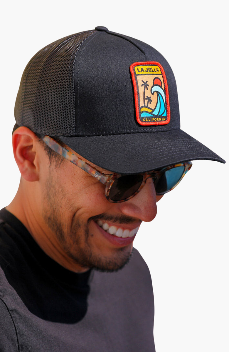 Everyday California Homebreak Trucker Snapback Hat, Alternate, color, Black