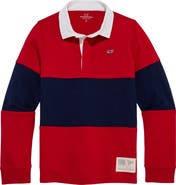 vineyard vines Kids' Pieced Rugby Shirt