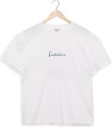 Gottex Beach Life Printed Swim Cover Up Tshirt Fit