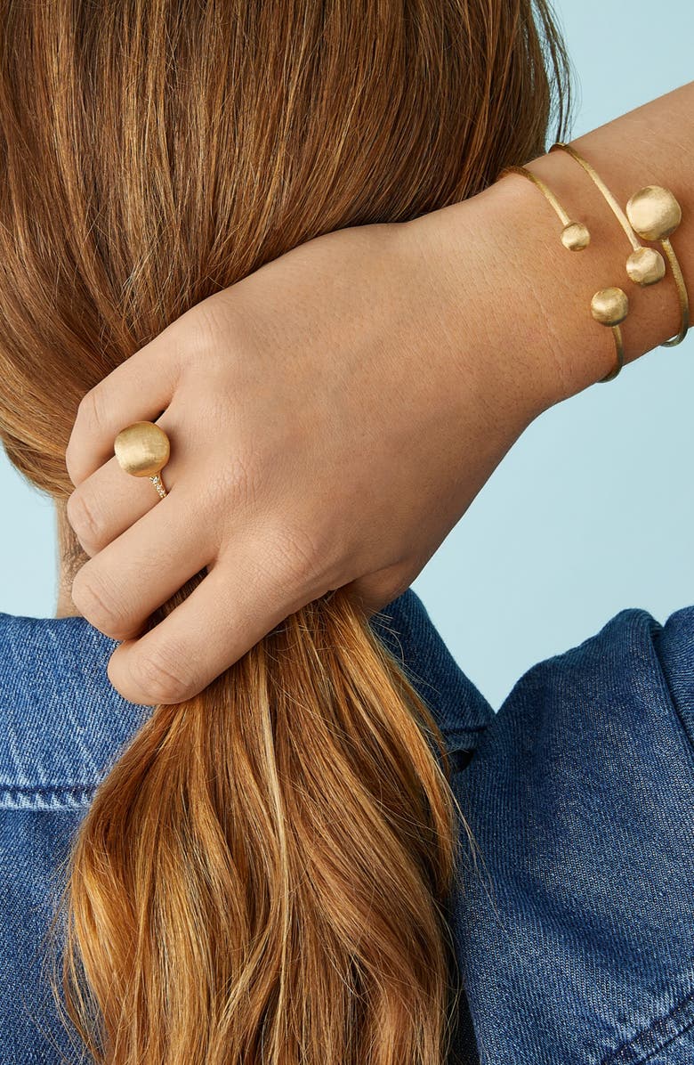 Marco Bicego Africa Boule 18K Yellow Gold & Diamond Ring, Alternate, color, 18K Yellow Gold