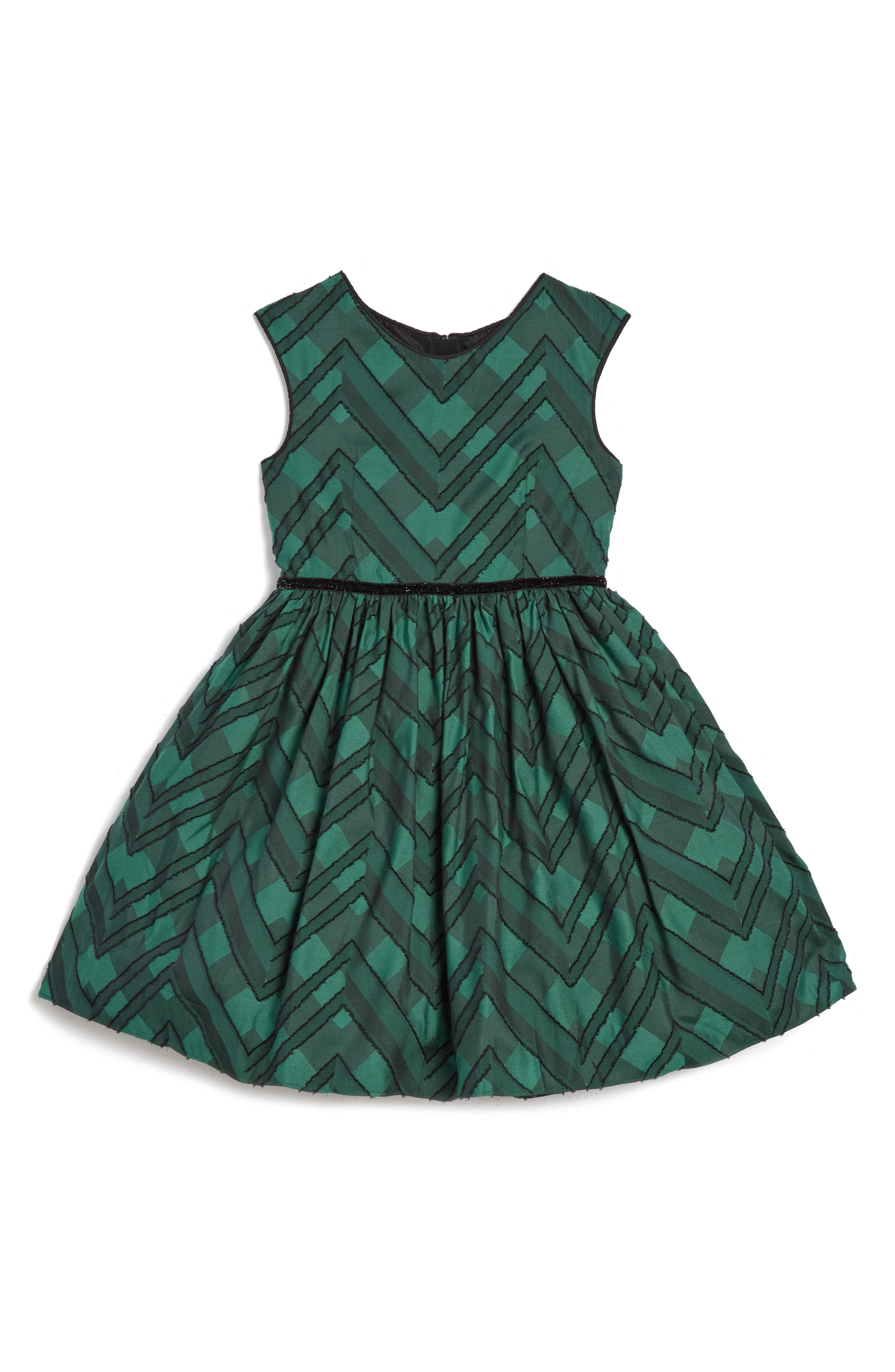Pippa & Julie Kids' Textured Plaid Party Dress