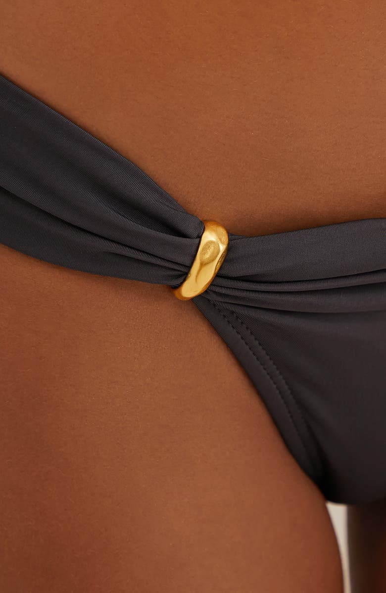 ViX Paula Hermanny Bia Tube Bikini Bottoms, Alternate, color, Grey