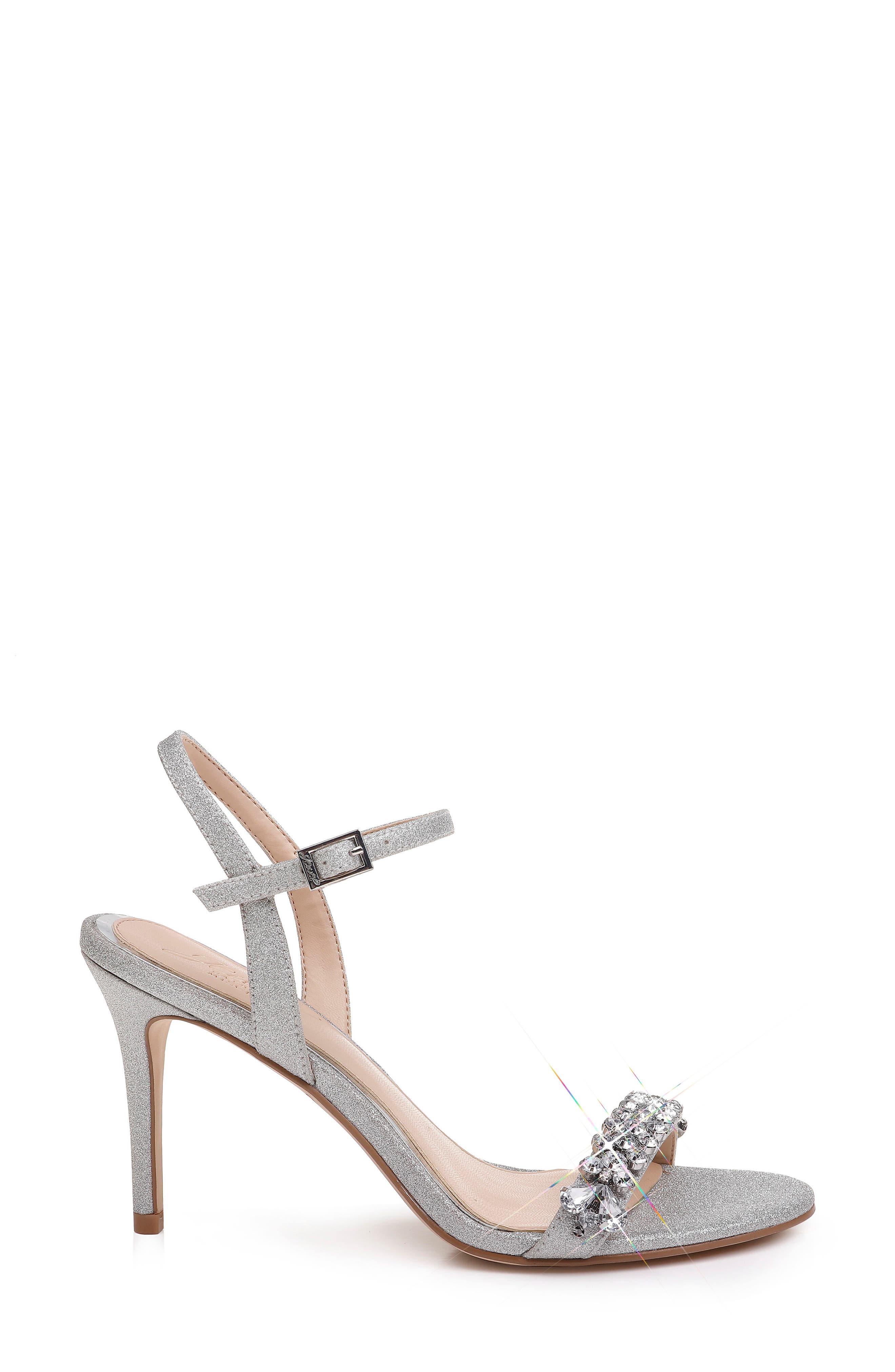 Jewel Badgley Mischka Stefanie Embellished Sandal, Alternate, color, 