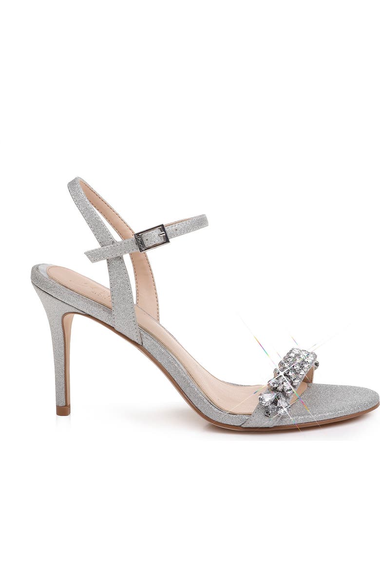 Jewel Badgley Mischka Stefanie Embellished Sandal, Alternate, color,