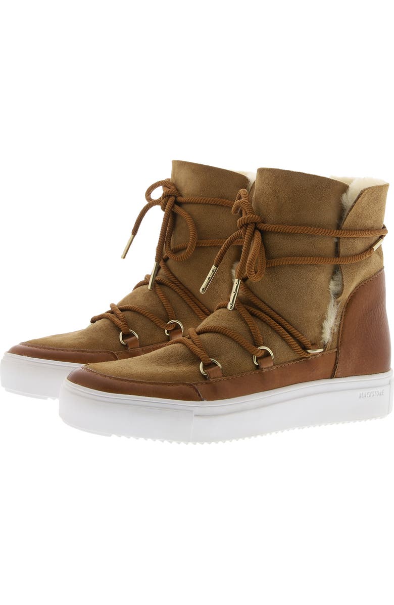 Blackstone UL87 Genuine Shearling Lined Boot, Main, color, Rust