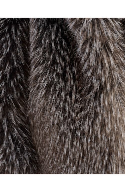 Lamarque Finaya | Oversized Faux Fur Coat In Gray