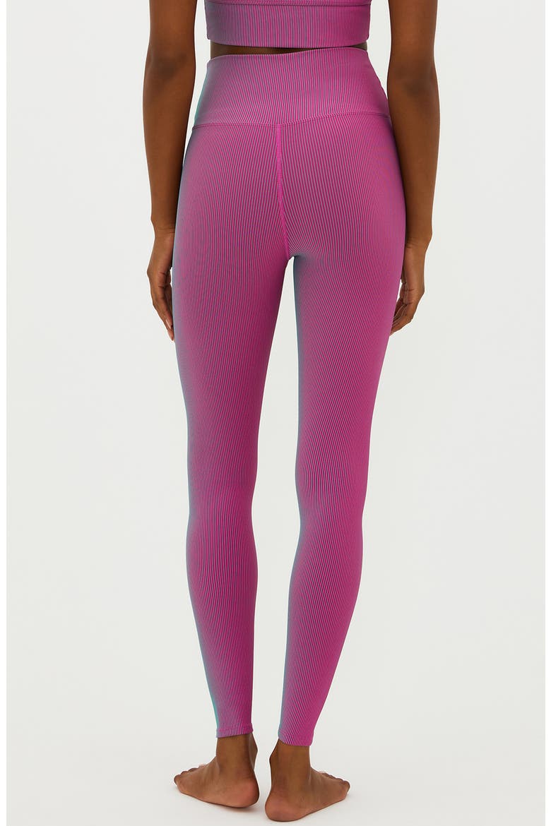 Tayler Rib Two-Tone Leggings, Alternate, color, SORBET TWO TONE