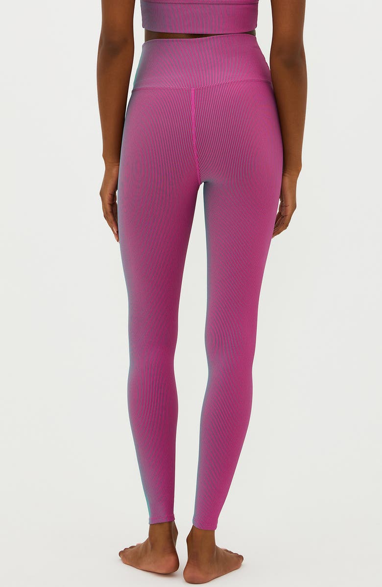 Beach Riot Tayler Rib Two-Tone Leggings, Alternate, color, 