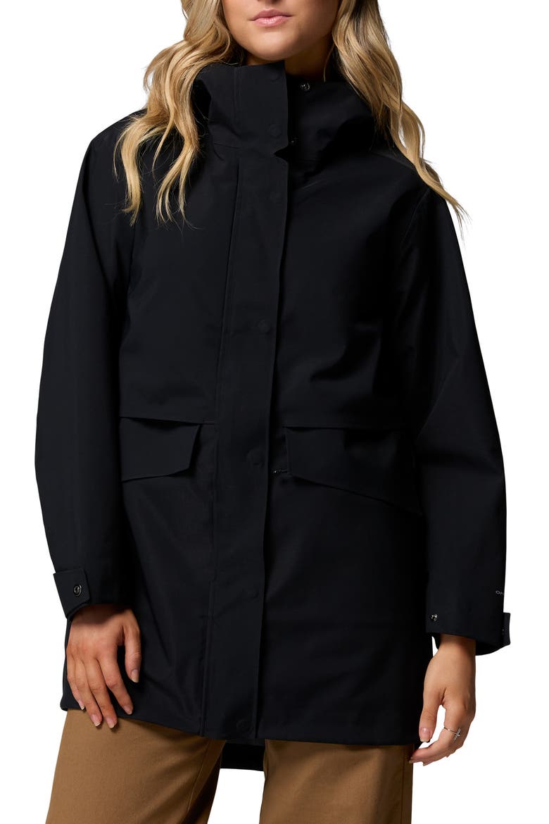 AmazeRain™ 3L Shell Jacket, Main, color, BLACK