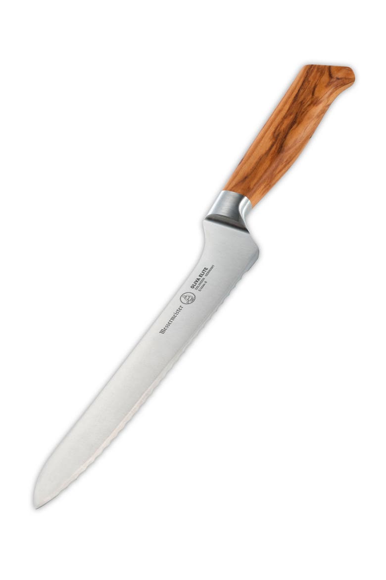 Oliva Elite 8 inch Scalloped Offset Knife, Alternate, color, Oliva