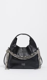Bimba y Lola Leather Plaited Handle Paper Bag