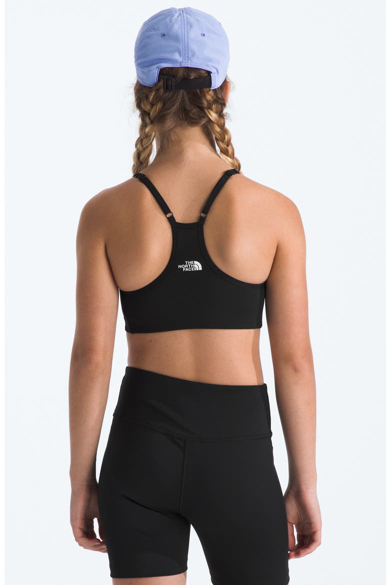 Kids' Flex Sports Bra, Alternate, color, TNF BLACK