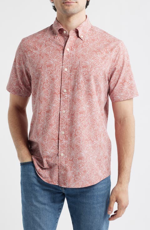 Mala Melia Short Sleeve Button-Down Sport Shirt