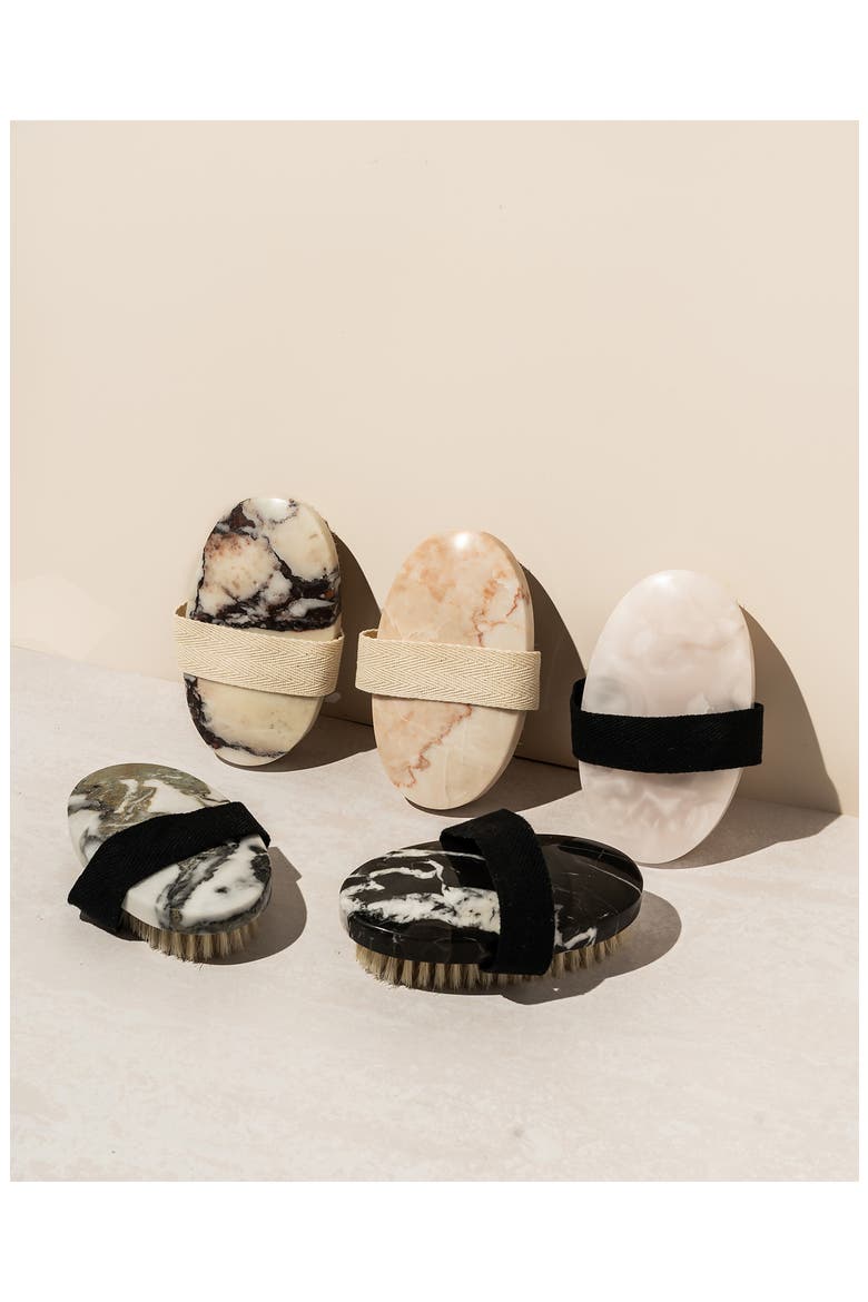 Marble Body Brush™, Alternate, color, WHITE