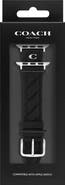 COACH Quilted Silicone 38mm Apple Watch® Watchband