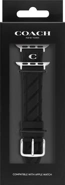 COACH Quilted Silicone 38mm Apple Watch® Watchband
