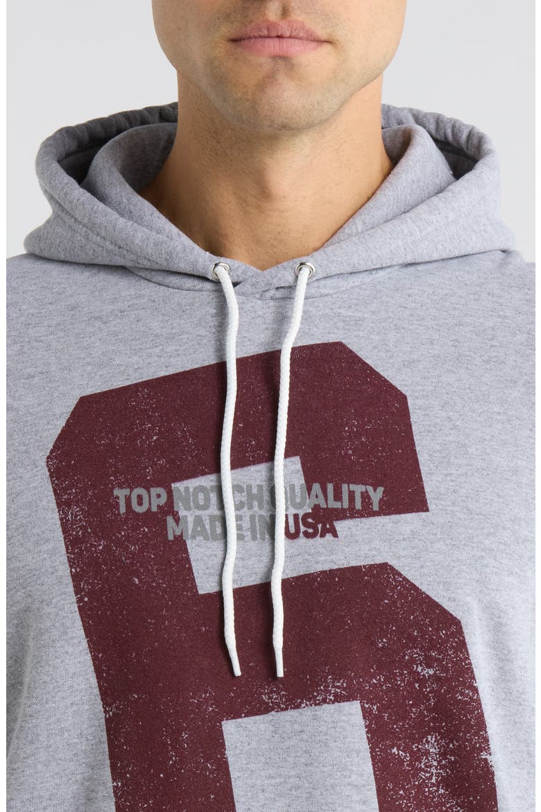 Playbook Graphic Cotton Hoodie, Alternate, color, ASH GREY