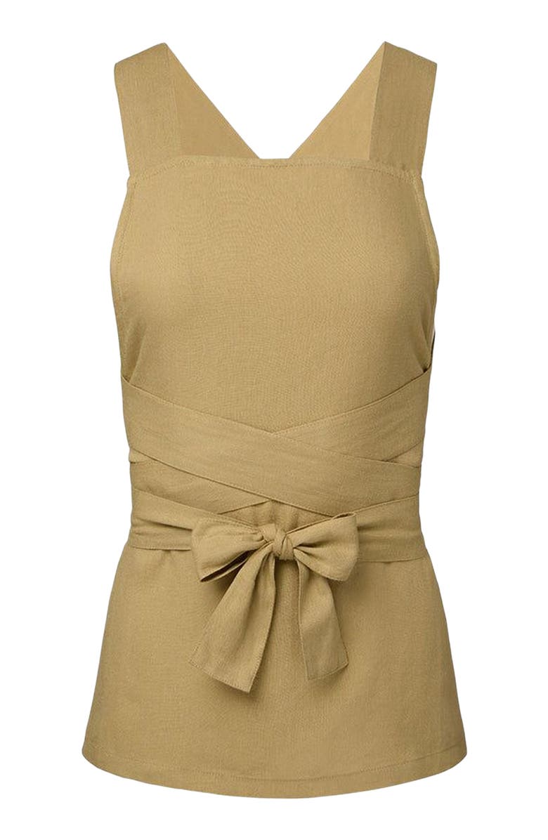 WeWoreWhat Wrap Top, Alternate, color, Oat