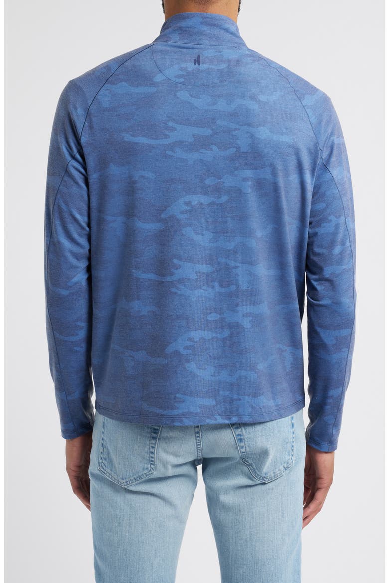 Patton Camo Half Zip Pullover, Alternate, color, NAVY