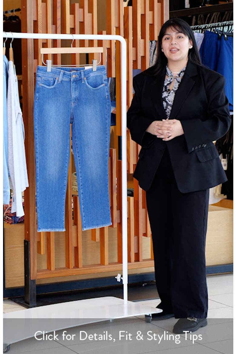 Marilyn Blanket Stitch Detail Ankle Jeans video