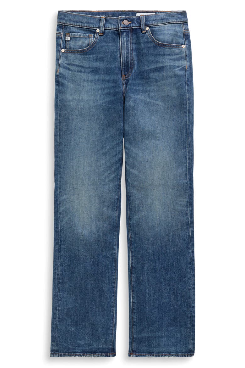 Brinley High Waist Straight Leg Jeans, Alternate, color, MAIN STREET