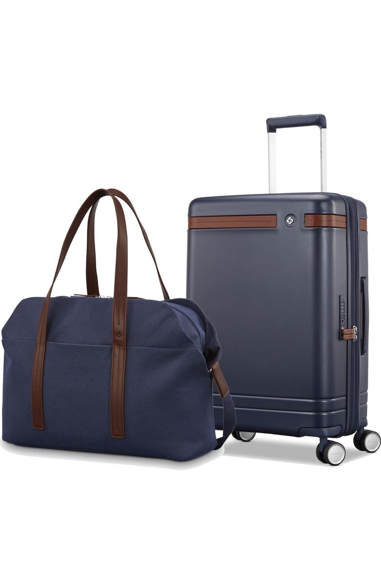 Samsonite Virtuosa 2 Piece Set Weekender & 21" Carry On Luggage, Main, color, Navy