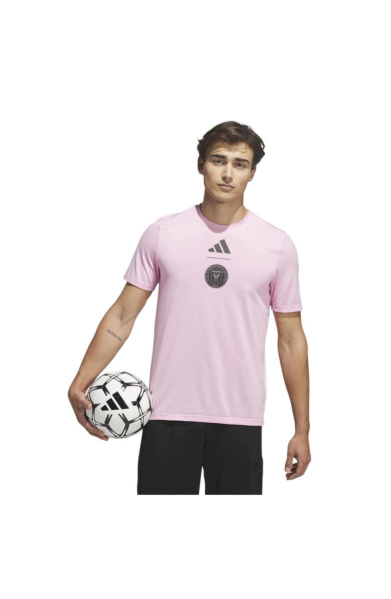 adidas Men's adidas  Light Pink Inter Miami CF 2026 Jersey Hook Pregame T-Shirt, Main, color, Light Pink