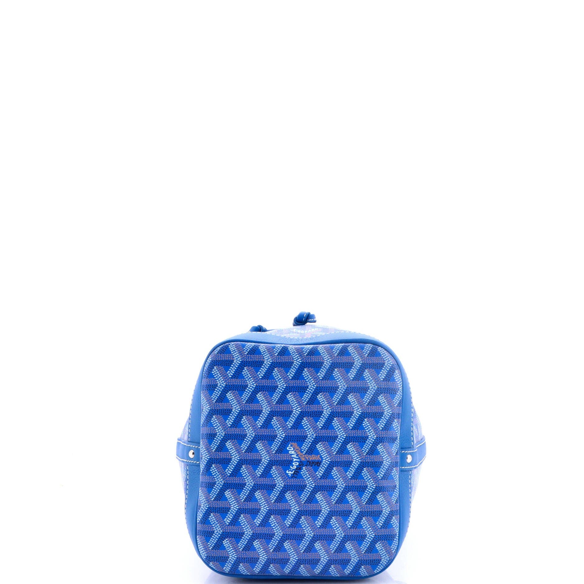 Petit Flot Bucket Bag Coated Canvas PM, Alternate, color, Blue