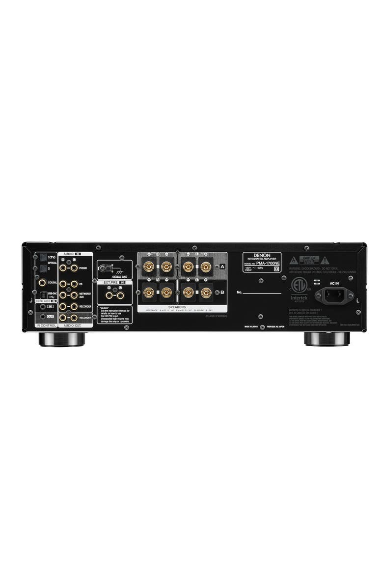 Denon PMA-1700NE Integrated Amplifier with 140W Power per Channel, Alternate, color, Black