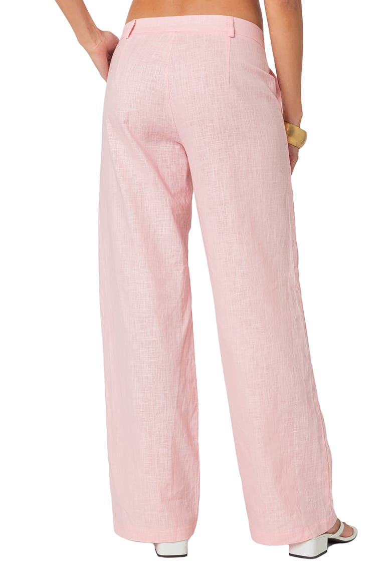 Arya Straight Leg Cotton Pants, Alternate, color, LIGHT-PINK