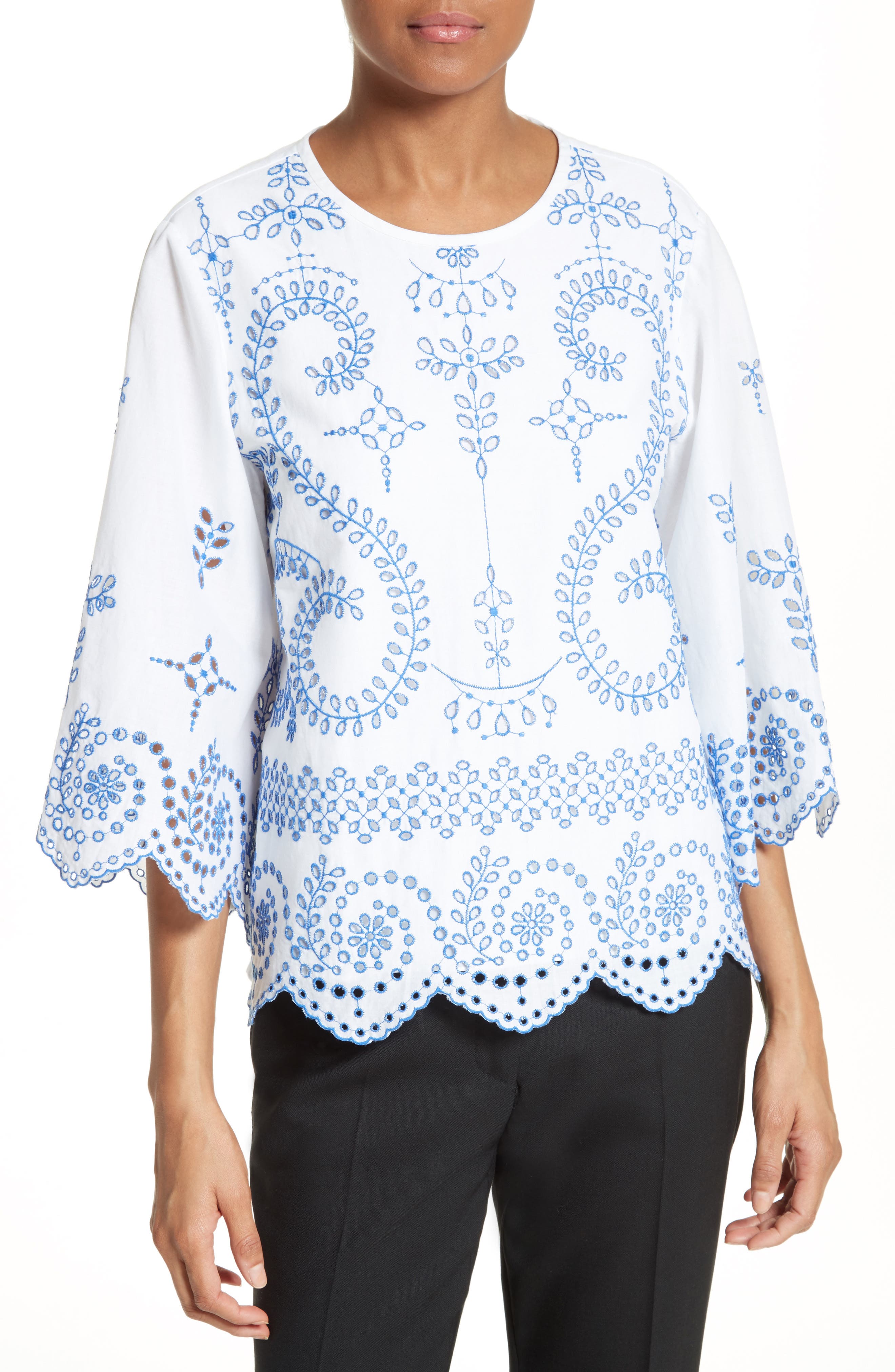 Mariana Broderie Anglaise Top
