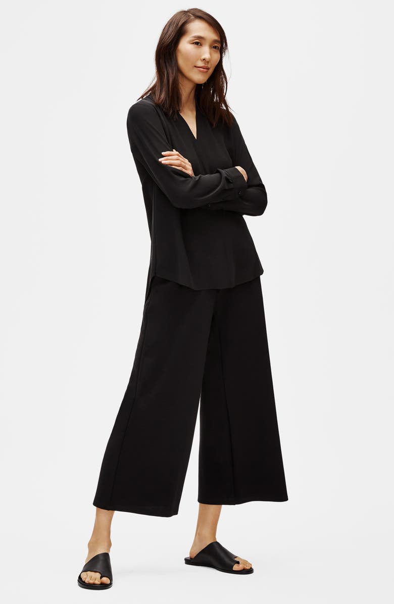 Eileen Fisher Crop Wide Leg Pants, Alternate, color, 