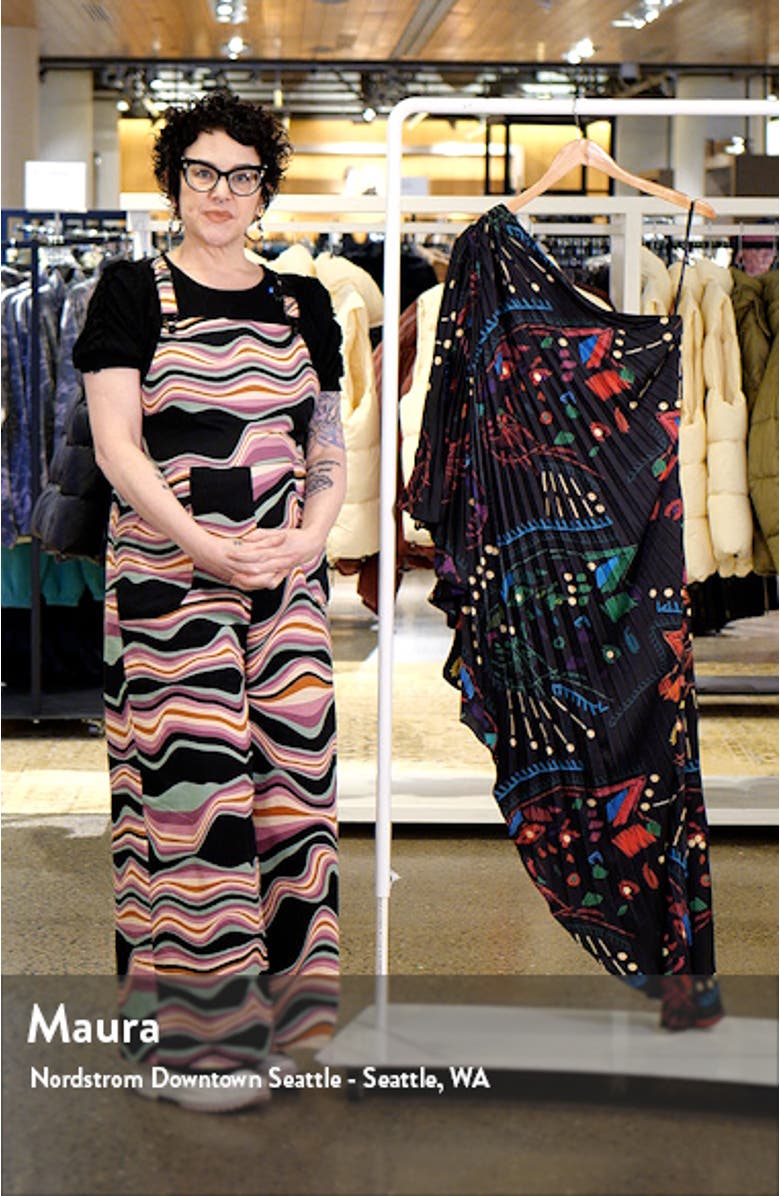 Pleated Asymmetric Dress, sales video thumbnail