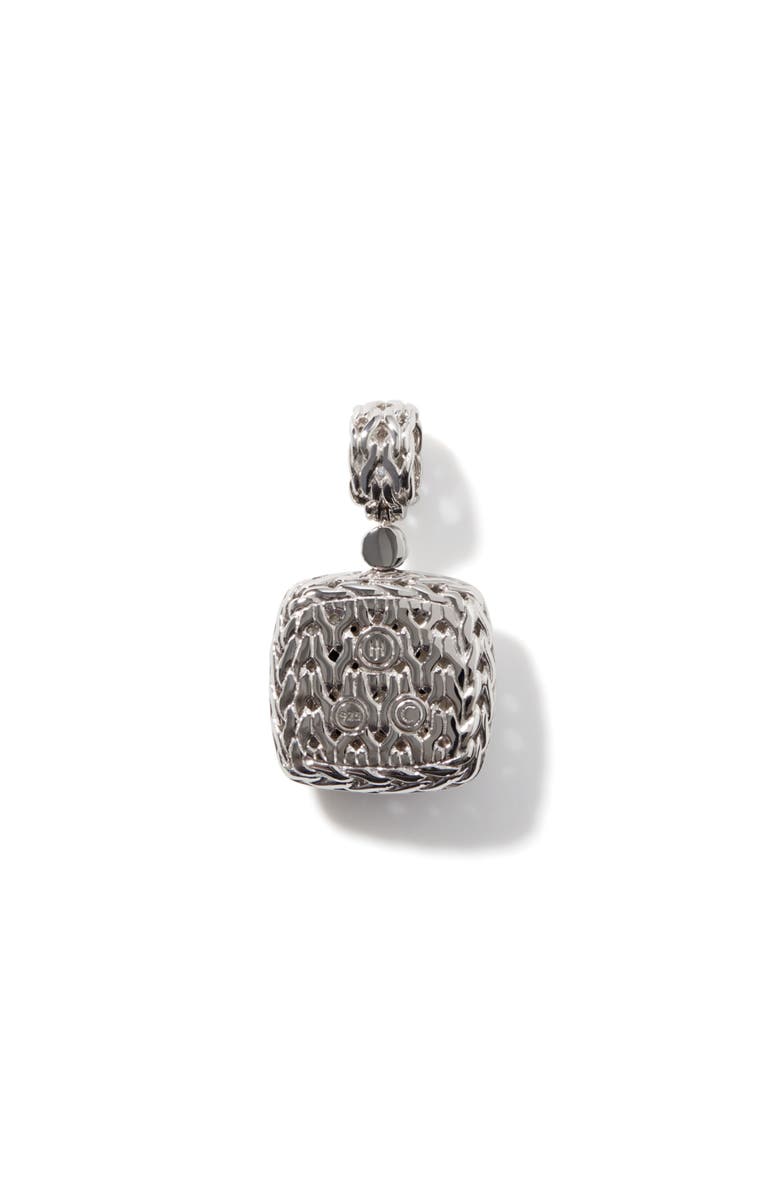 John Hardy Carved Chain Pendant Necklace, Alternate, color, Silver