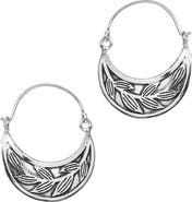 Matr Boomie Patra Vine Hoop Earrings