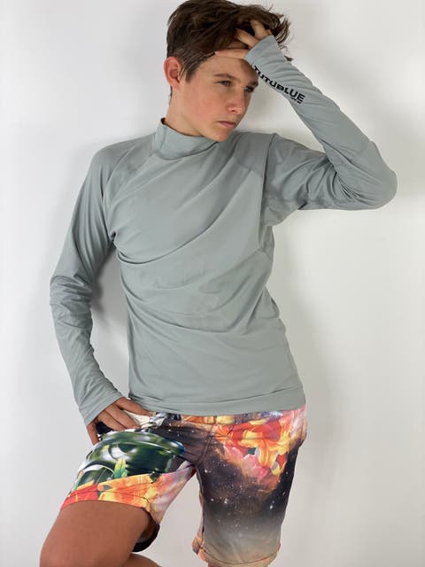 Men's Pullover Rash Guard Swim Top - UPF 50+