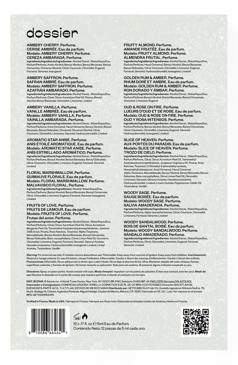 Dossier Holiday 2025 Calendar Gift Set $49 Value, Alternate, color,