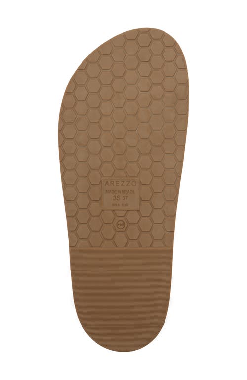 Arezzo Rayna Ankle Strap Sandal In Brown