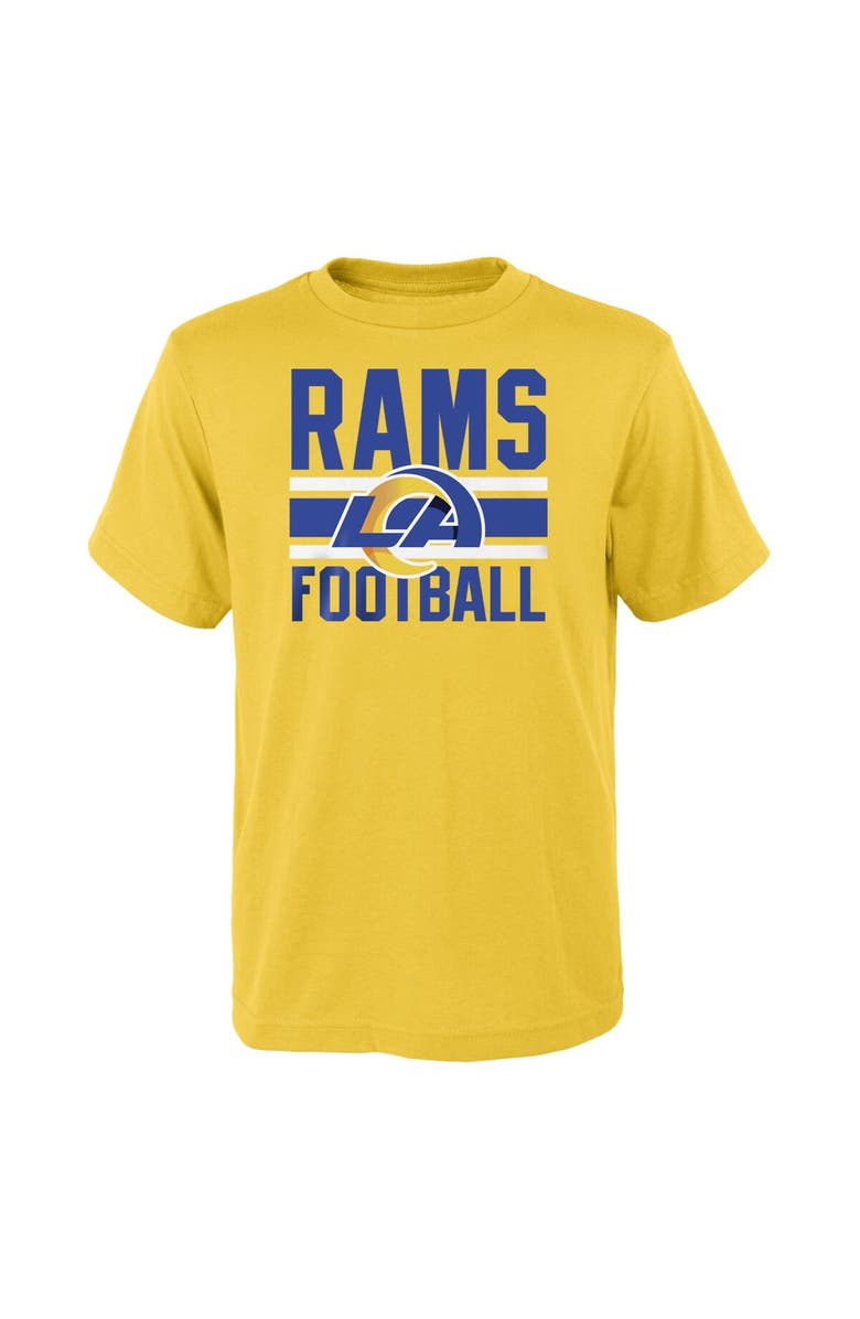 Outerstuff Preschool Royal/Gold Los Angeles Rams Fan Fave T-Shirt Combo Set, Alternate, color, 