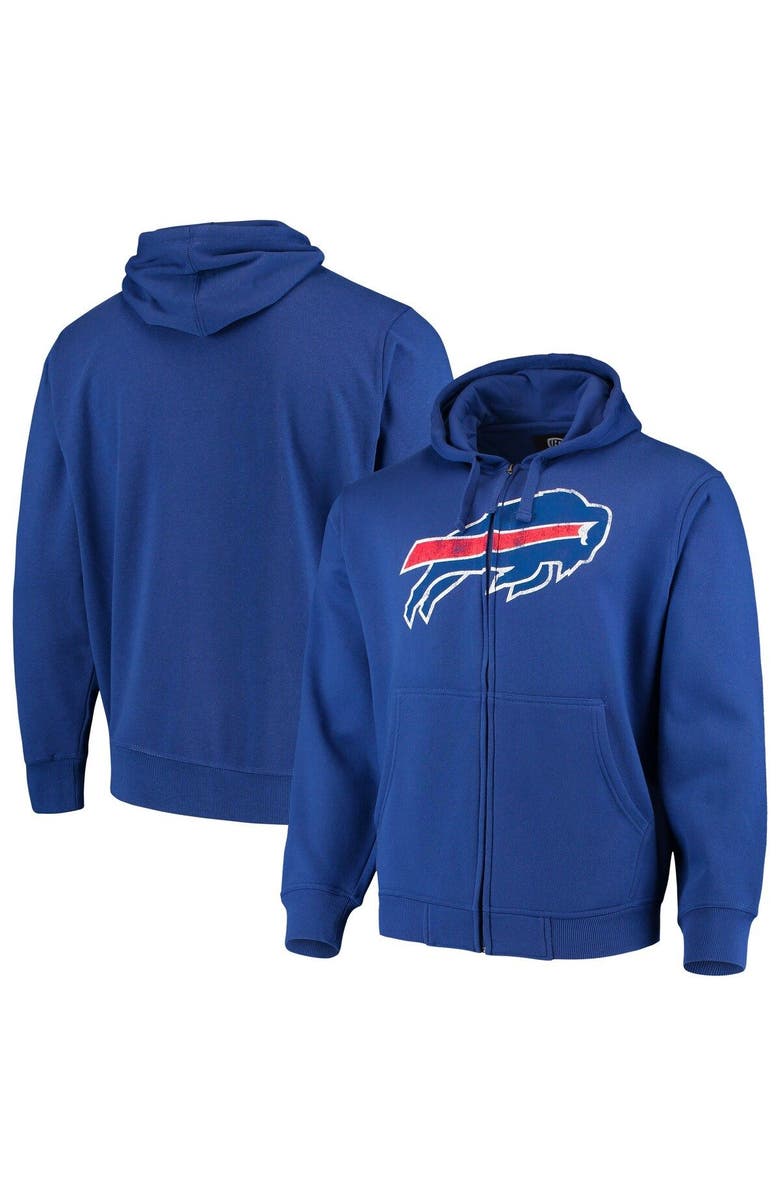 STARTER Men's G-III Sports by Carl Banks Royal Buffalo Bills Primary Logo Full-Zip Hoodie, Main, color, 