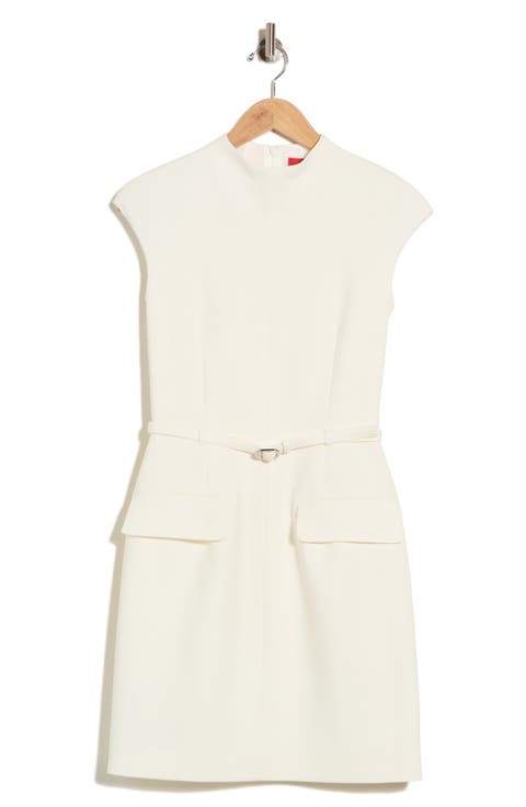 Kalunia Cap Sleeve Belted Dress