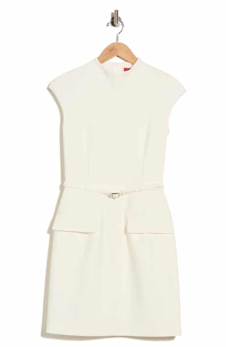 Kalunia Cap Sleeve Belted Dress