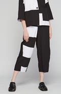 LUUKAA Sonata Poplin Pants with Horizontal Coupes