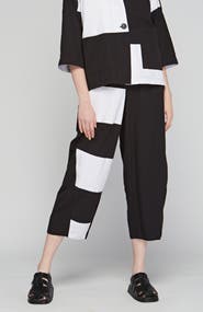 LUUKAA Sonata Poplin Pants with Horizontal Coupes