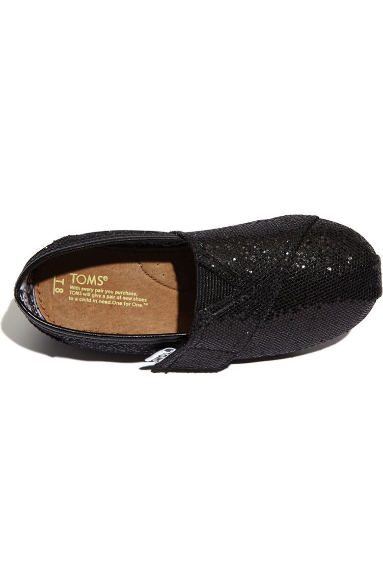 TOMS 'Classic Tiny - Glitter' Slip-On, Alternate, color,